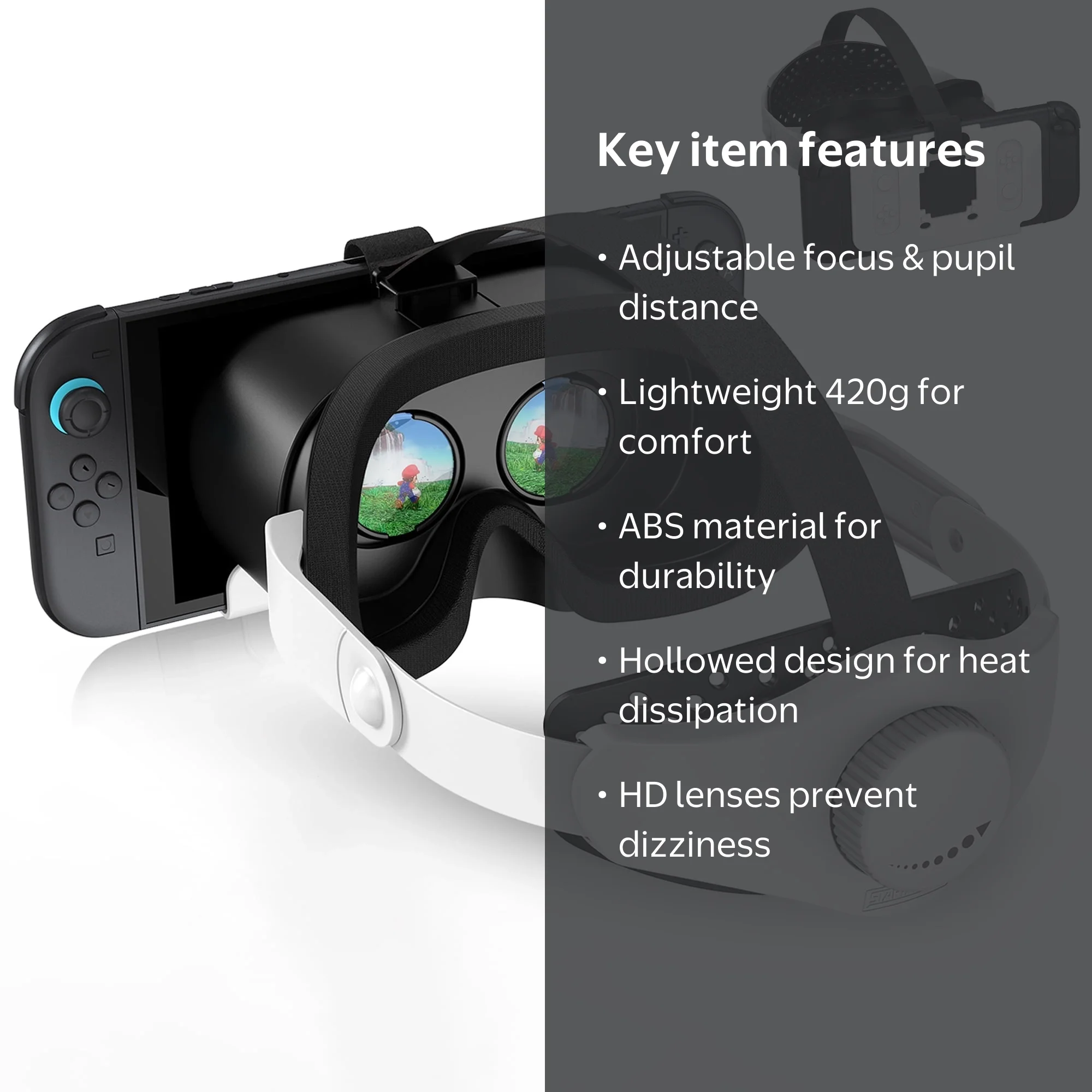 Newest VR Headset for Nintendo Switch 2 Model, 3D VR Glasses with