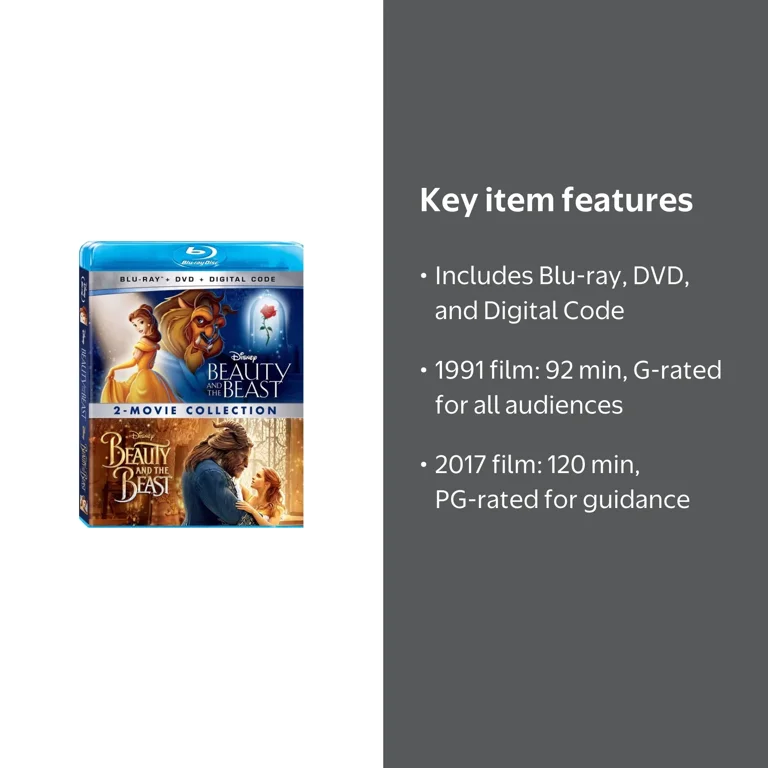 Beauty and the Beast (1991) / Beauty and the Beast (2017) (Blu-ray