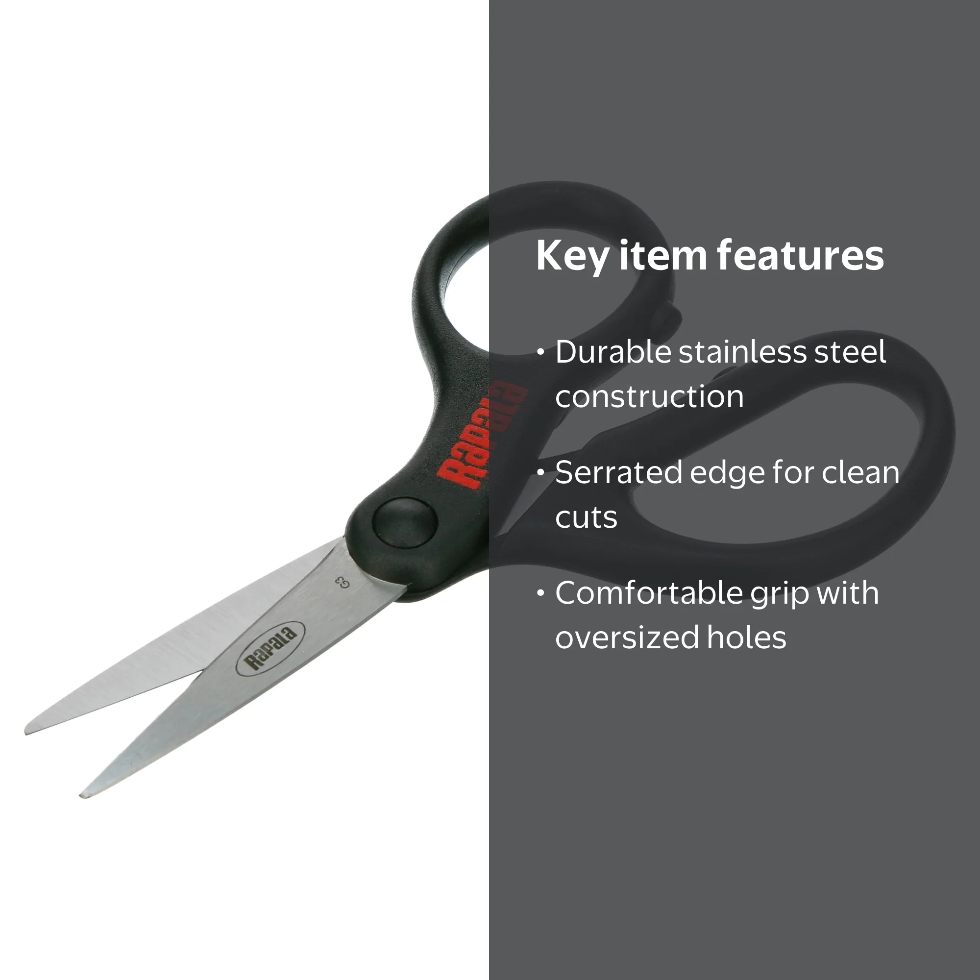 CRAFTSMAN All 2mm ノンジップ/オールジャージ/丸首/ロンスリ Rapala Superline Scissors - Stainless Steel Blade - Walmart.com