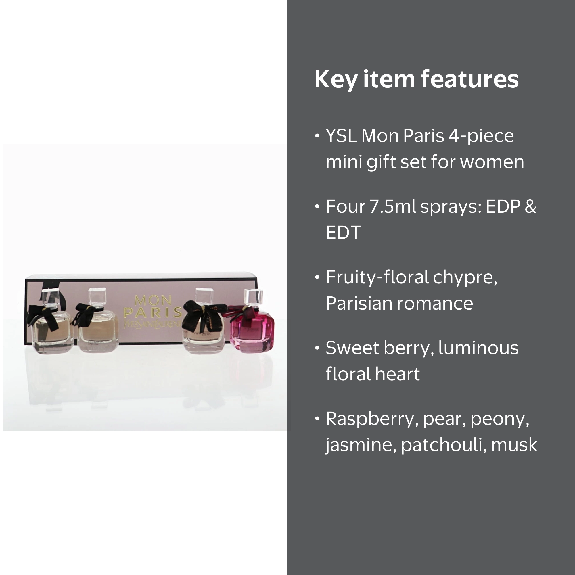 Mon Paris 4 Piece Set For Women 4 Piece Set by Yves Saint Laurent