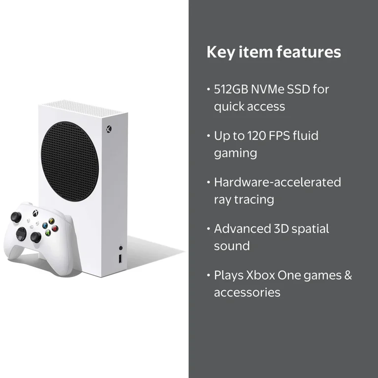 Restored Microsoft RRS-00001 Xbox Series S - White (Refurbished