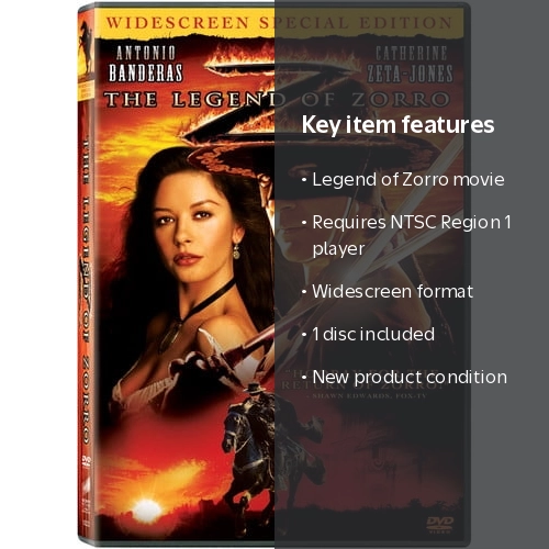 Legend of Zorro [DVD] - Walmart.com