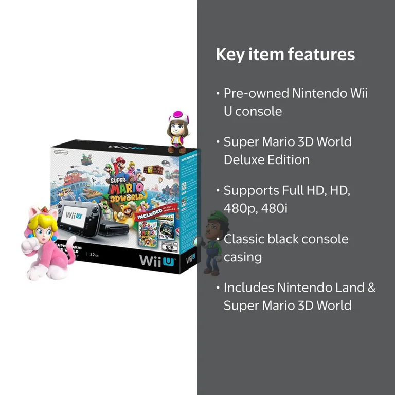Pre-Owned Nintendo Wii U - Super Mario 3D World Deluxe Set - game