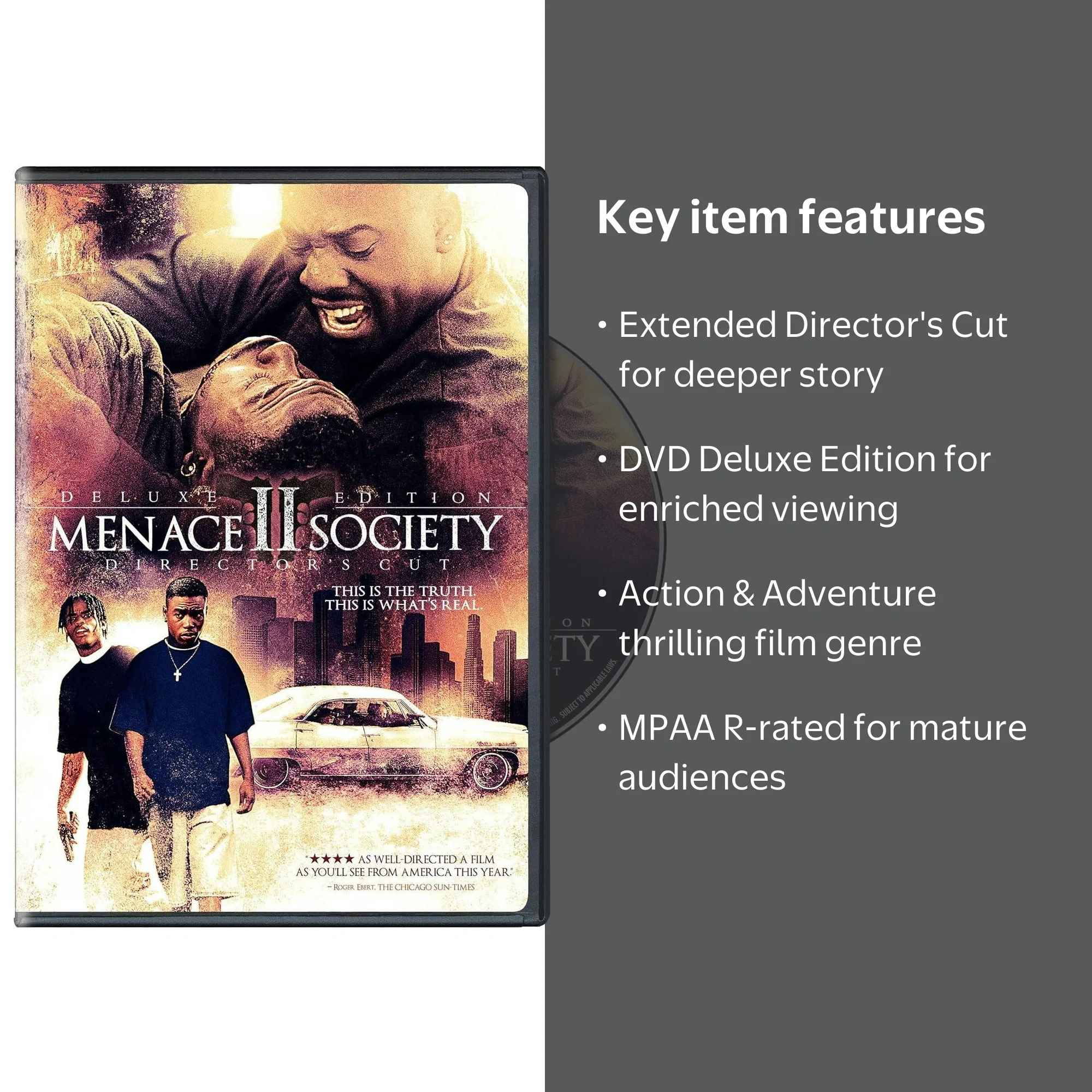 Menace II Society: Deluxe Edition DVD, R, Extended Director's Cut