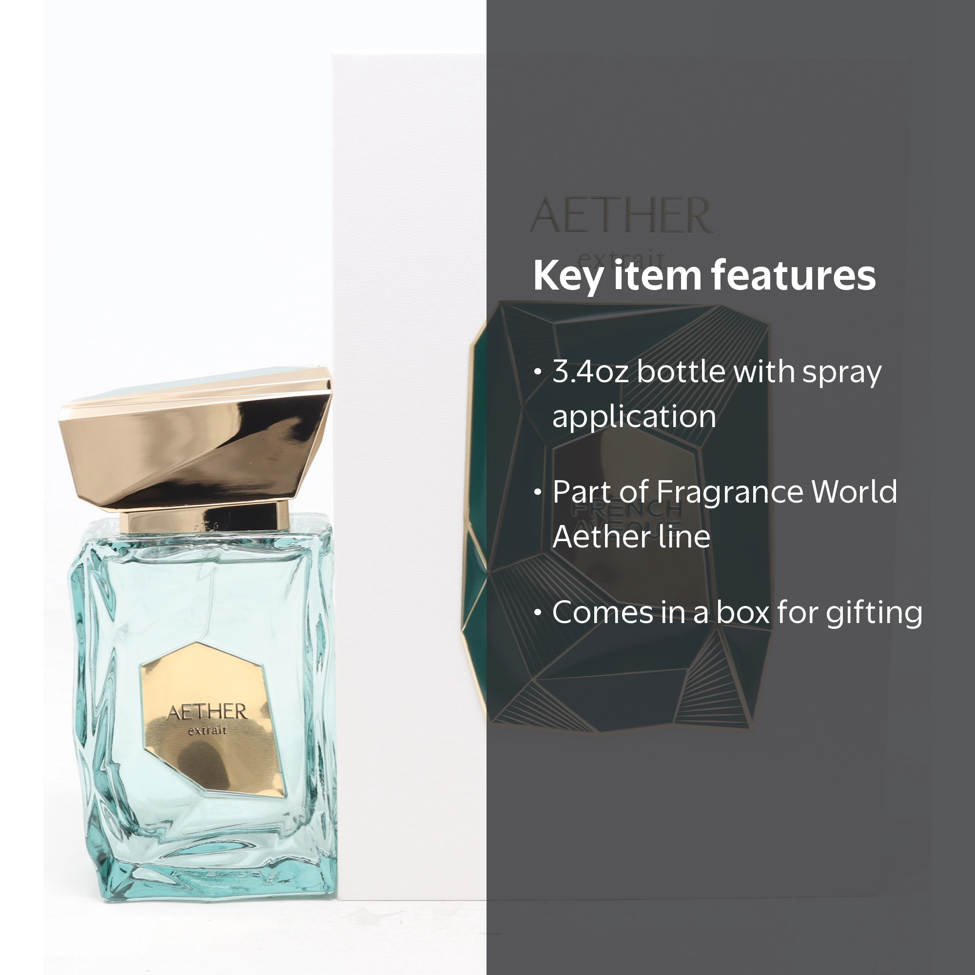 French Avenue, Eau de Parfum, Unisex, 3.4 oz, Aromatic Woody