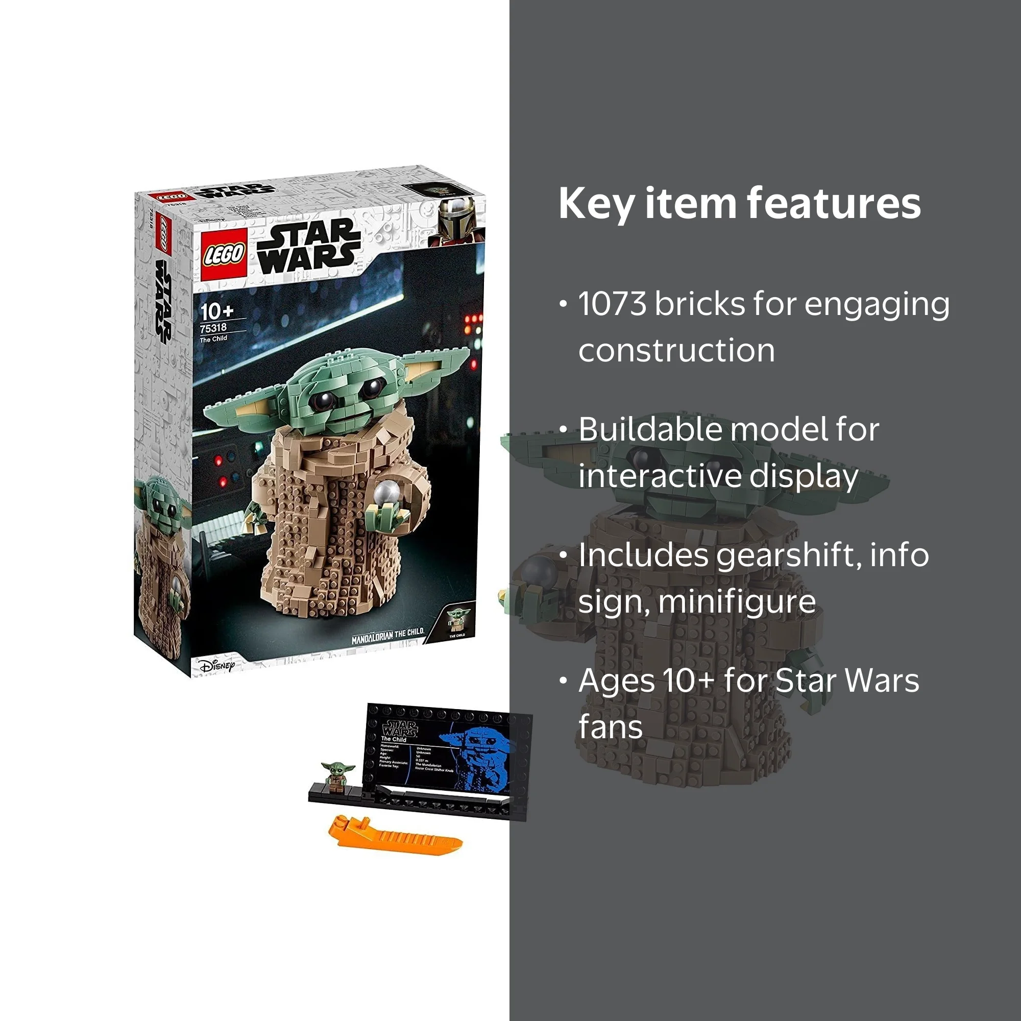 LEGO The Child 75318 Building Set 1073 Pieces Star Wars Baby Yoda