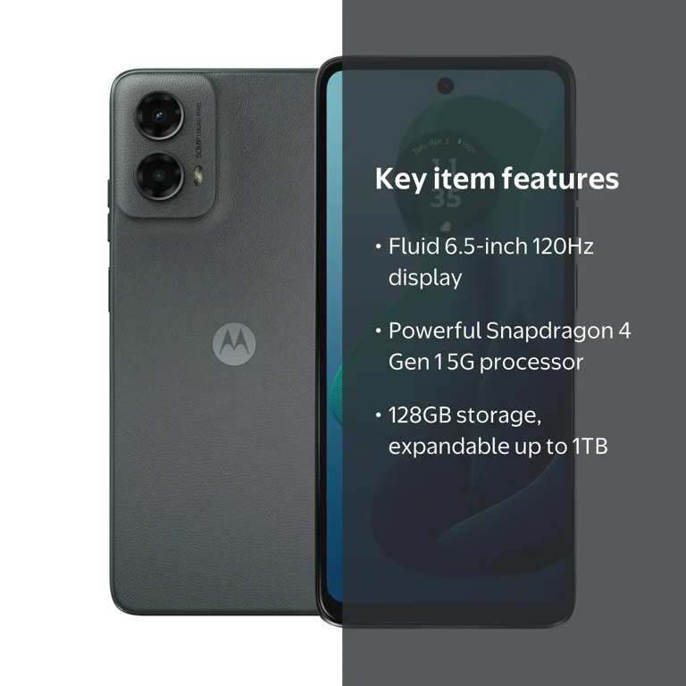 Motorola, Prepaid Smartphone, Moto G 5G 2024, Gray - Walmart.com