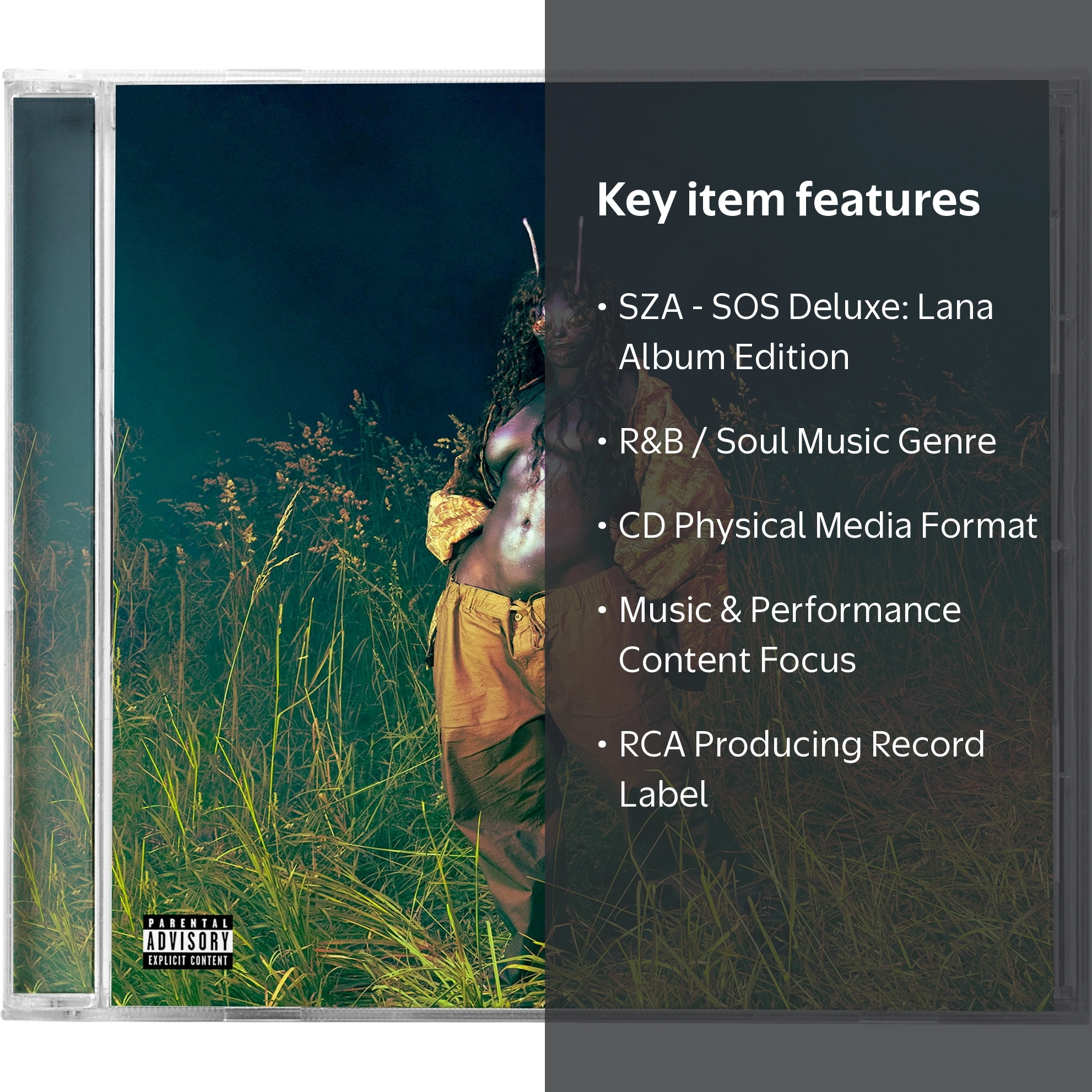 Sza - Sos Deluxe: Lana - Music & Performance - CD - Walmart.com
