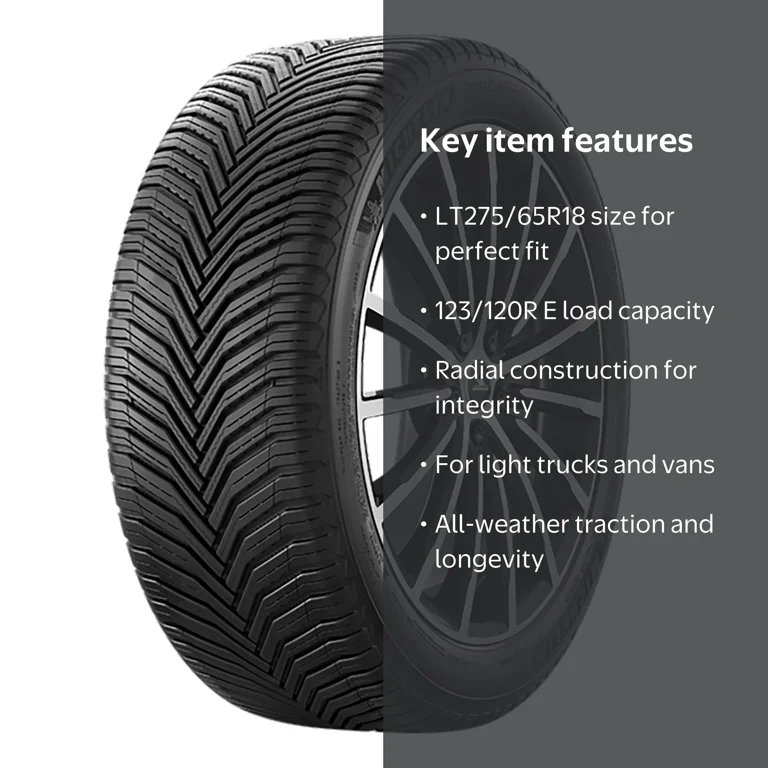 Michelin Agilis CrossClimate 2 LT275/65R18 123/120R E RADIAL LT Michelin Agilis CrossClimate 2 LT275/65R18 123/120R E RADIAL LT