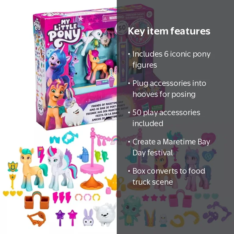 Hasbro My Little Pony Make Your Mark Maretime Bay Doll 50 Pc