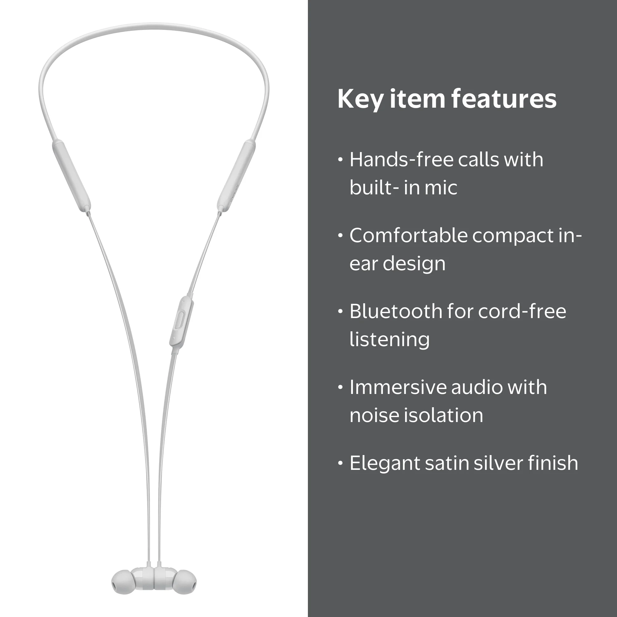 Beats X - Earphones with mic - in-ear - Bluetooth - wireless
