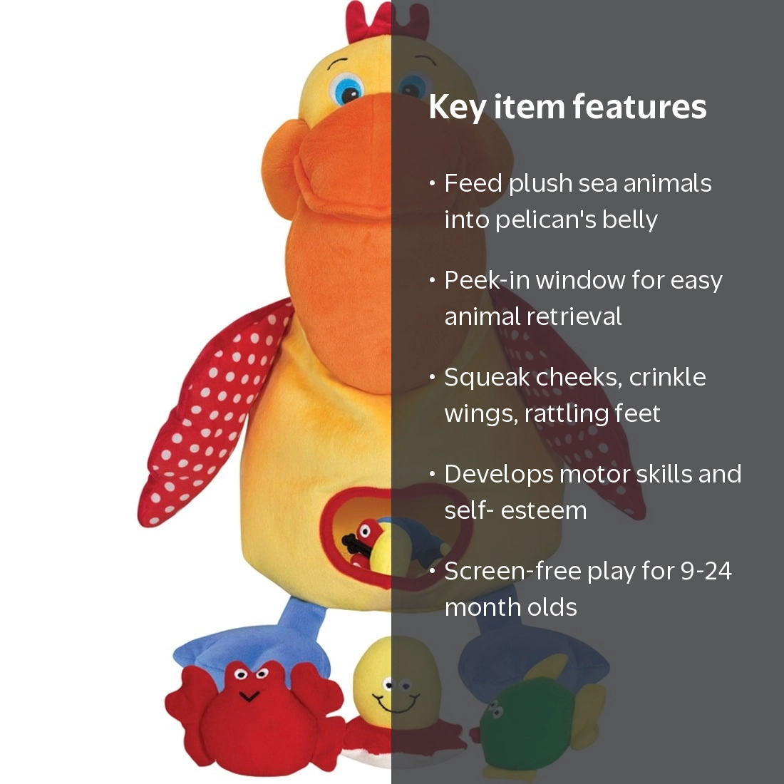 Melissa and Doug Hungry Pelican Learning Toy - Walmart.com