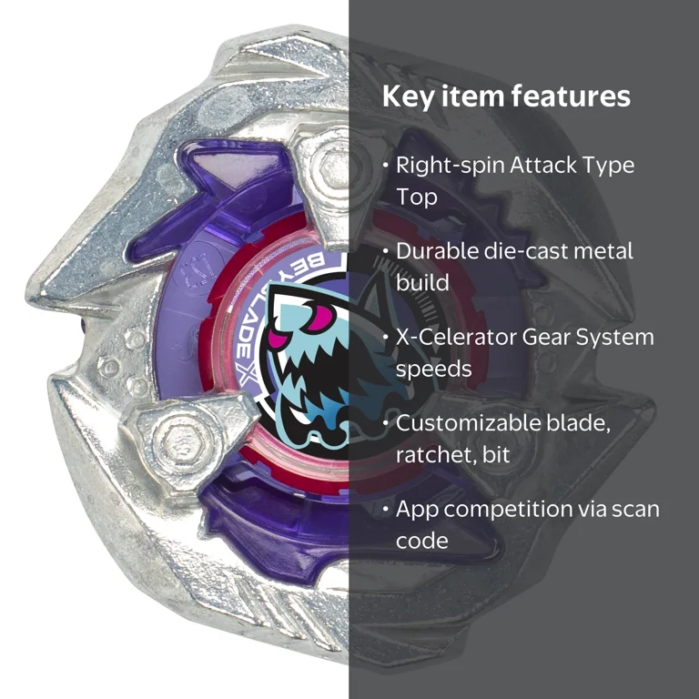 Beyblade, Keel Shark 3-60LF Booster Pack, Multicolor, Attack Top