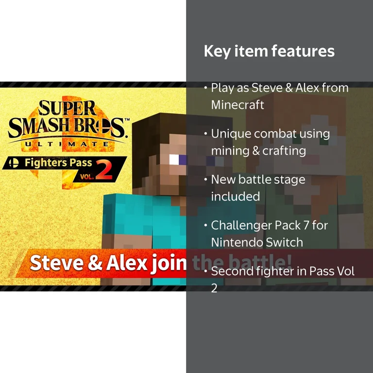 Super Smash Bros Challenger PK 7 - Nintendo Switch [Digital
