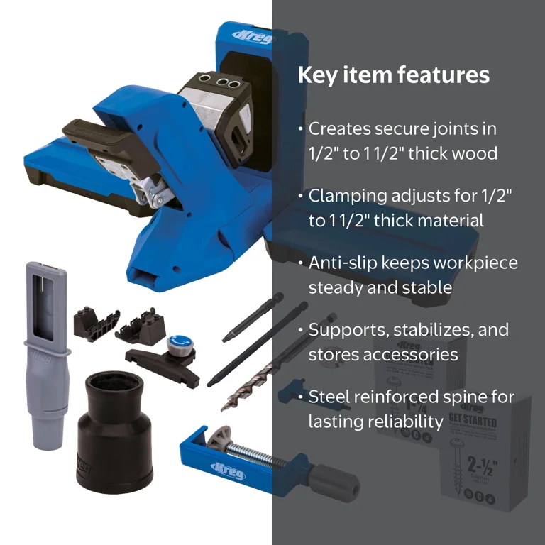 Kreg, Pocket-Hole Jig, 720 PRO, with Docking Station, Steel