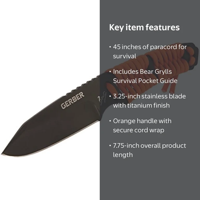 Bear Grylls Paracord Fixed - Walmart.com