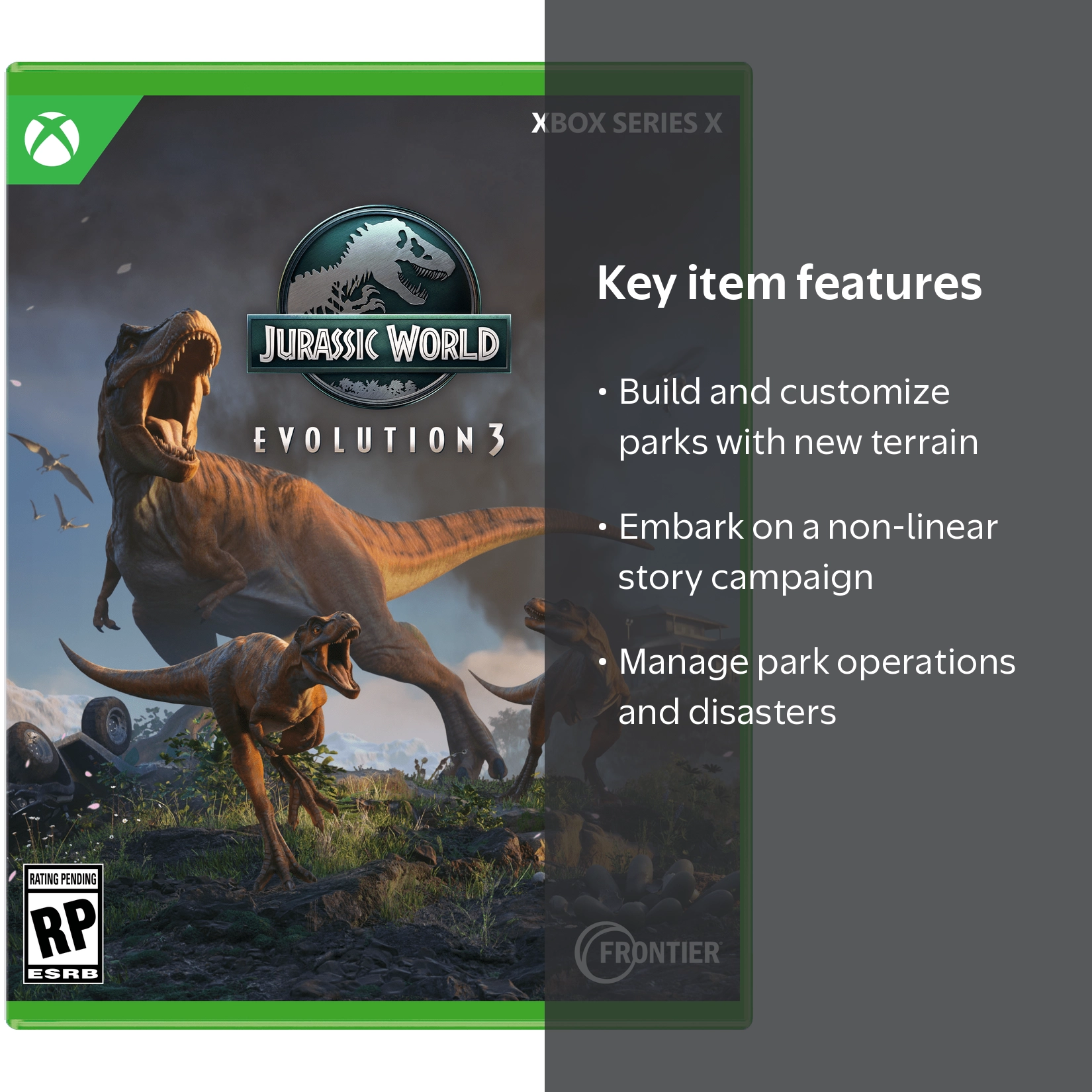 Crescent, Video Game, Jurassic World Evolution 3, Xbox Series X