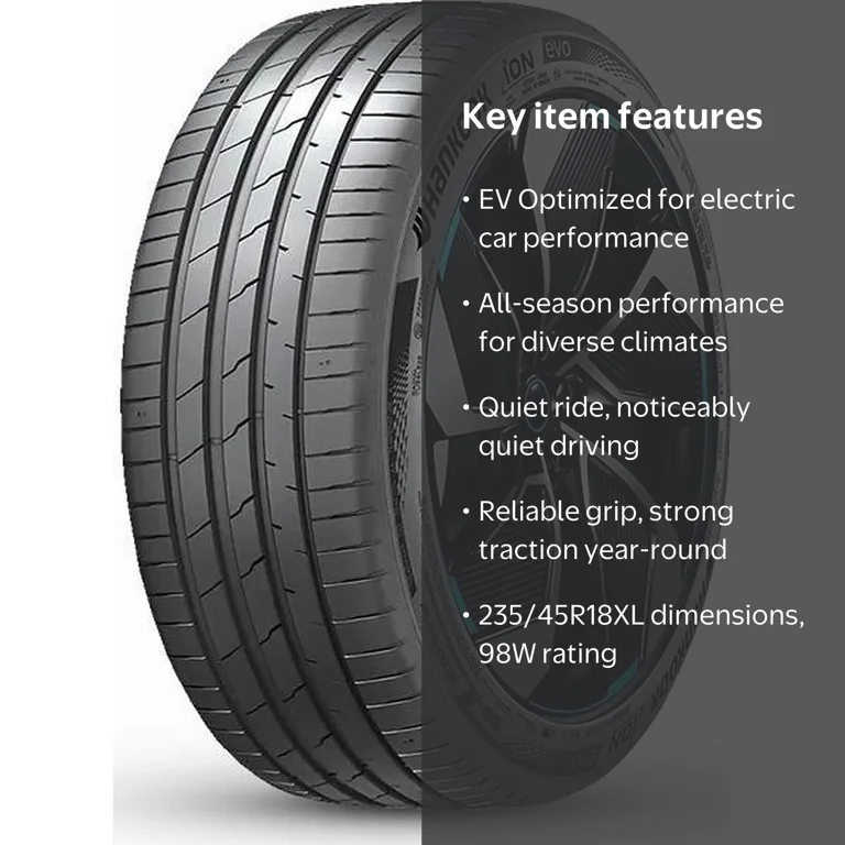 Hankook iON evo AS IH01 235/45R18XL 98W All-Season Tire - Walmart.com