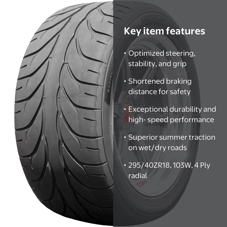 Kenda Vezda UHP Max 295/40ZR18 103W Standard Load High Performance