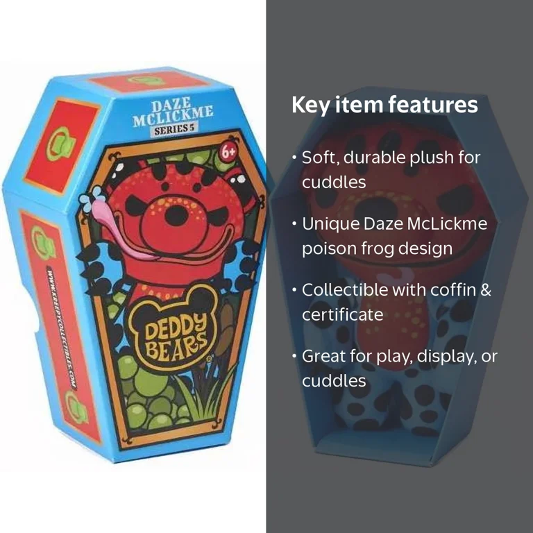 Deddy Bears Coffin Series 5 Daze McLickme Plush - Walmart.com