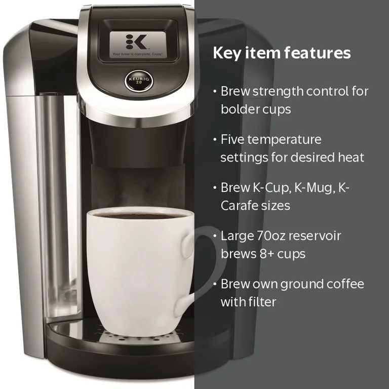 Keurig K425 K-Cup Brewer with Large Reservoir, Single Serve Black