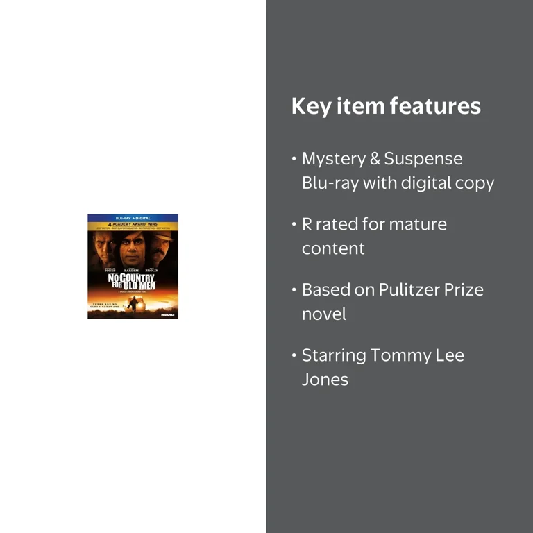 No Country for Old Men - Blu-ray + Digital by Coen Brothers