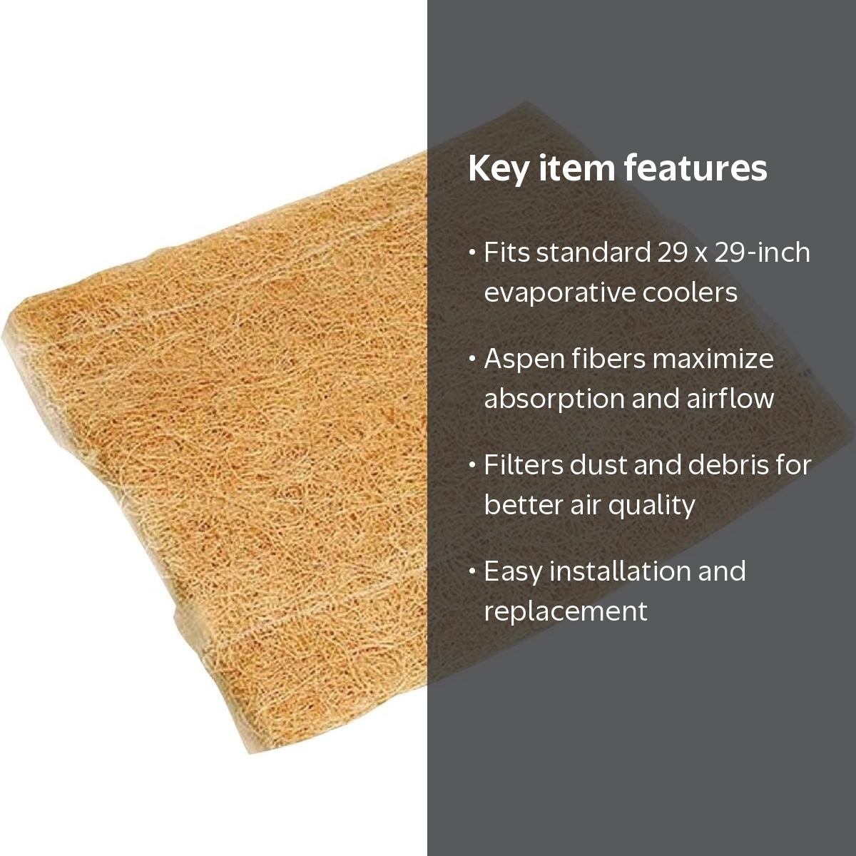 Dial Aspen Evaporative Cooler Pad, 29 x 29-Inch - Walmart.com
