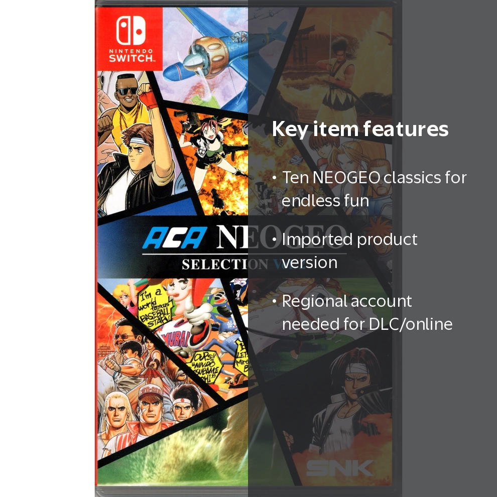 ACA NeoGeo Selection Vol. 2 for Nintendo Switch™ - Walmart.com