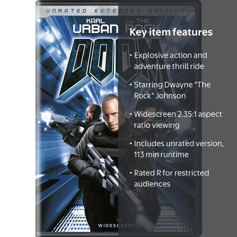 Essendant, Doom DVD, Action and Adventure, 120 Minutes, Unrated
