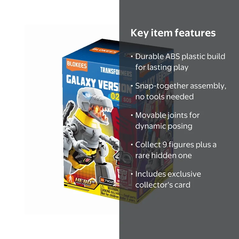 Blokees Transformer Galaxy Figure Mystery Box Version 02 SOS