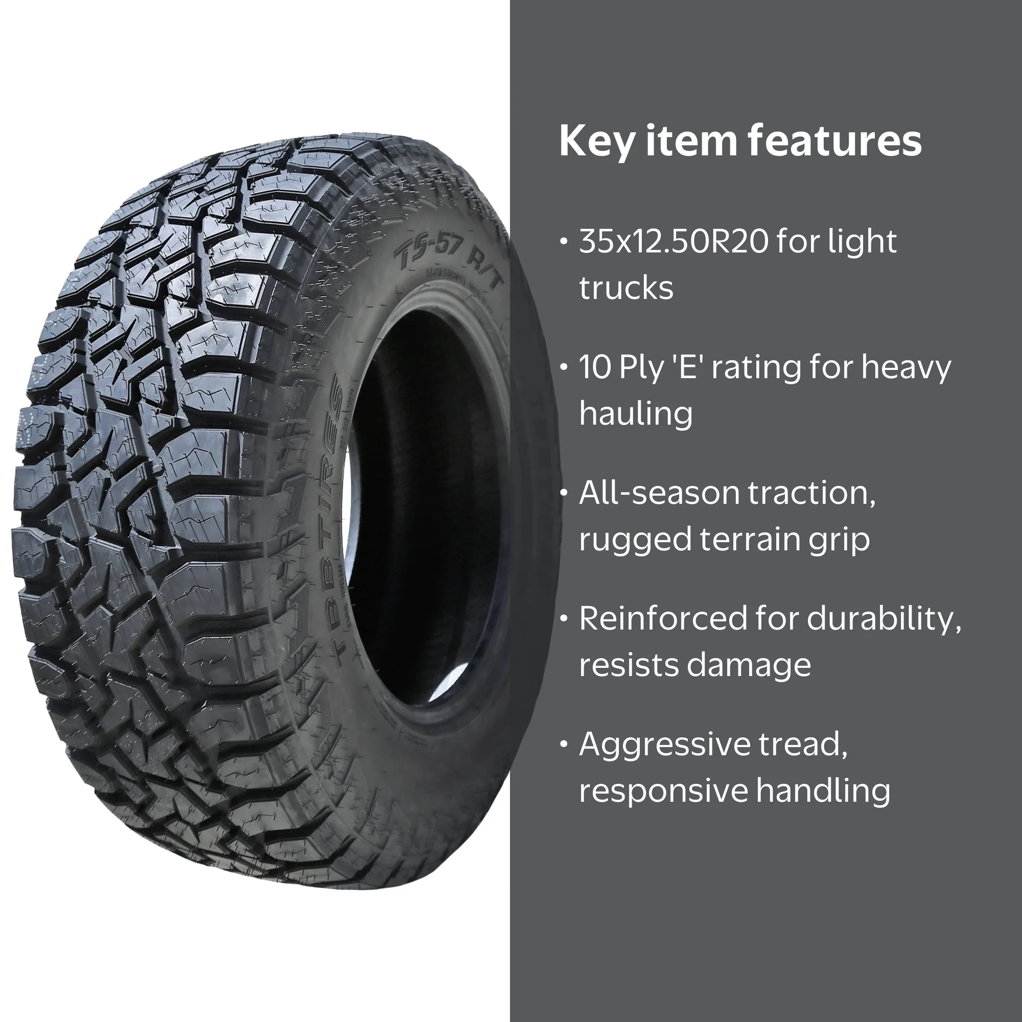 TBB TS-57 / Tire - SUV tires for retail - Walmart Business Supplies