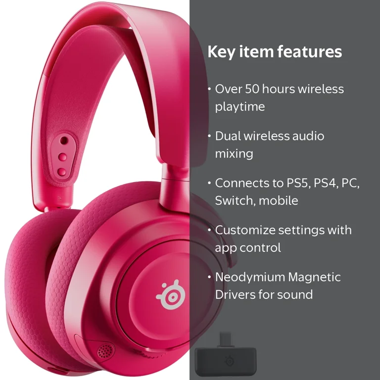 SteelSeries Arctis Nova 7P Wireless Gen 2 Multi-Platform Gaming