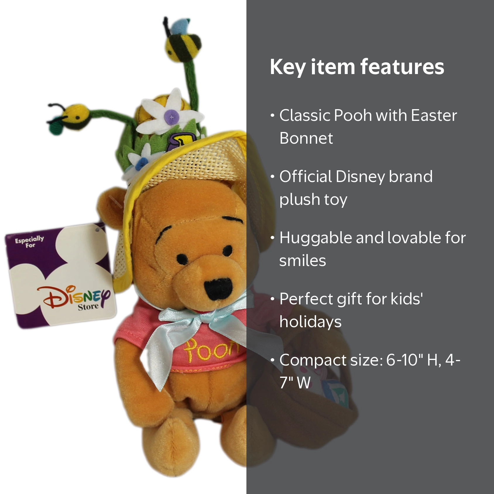 プーさん　 ぬいぐるみ　 Easter Bonnet POOh Disney Plush: Easter Bonnet Pooh Bear | Stuffed Animal - Walmart.com