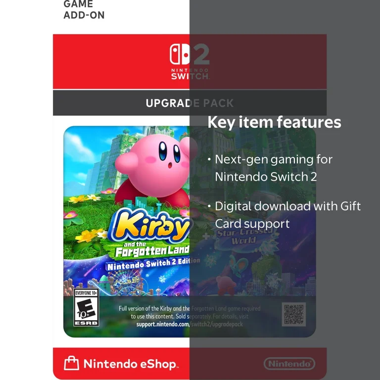 Kirby and the Forgotten Land & Star Crossed World Upgrade Pack