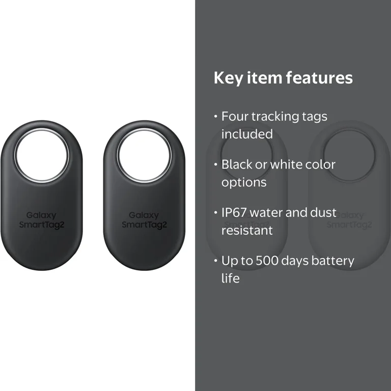 Samsung Galaxy SmartTag2 Anti-loss Bluetooth tag 4pk - Walmart.com