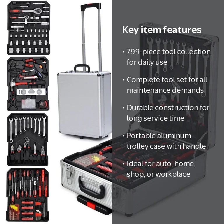 KTR セット Ktaxon 799 PCS Complete Tool Set with Wrenches, Screwdriver