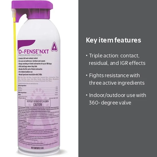Control Solutions, D-Fense NXT Pressurized Insecticide, 15 oz