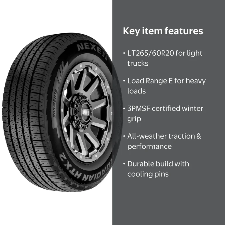 Nexen Roadian HTX 2 265/60R20/10 121/118S BSW All Season Tire