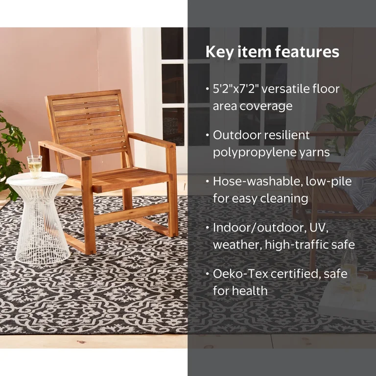 Nicole Miller New York Patio Country Danica Transitional Geometric