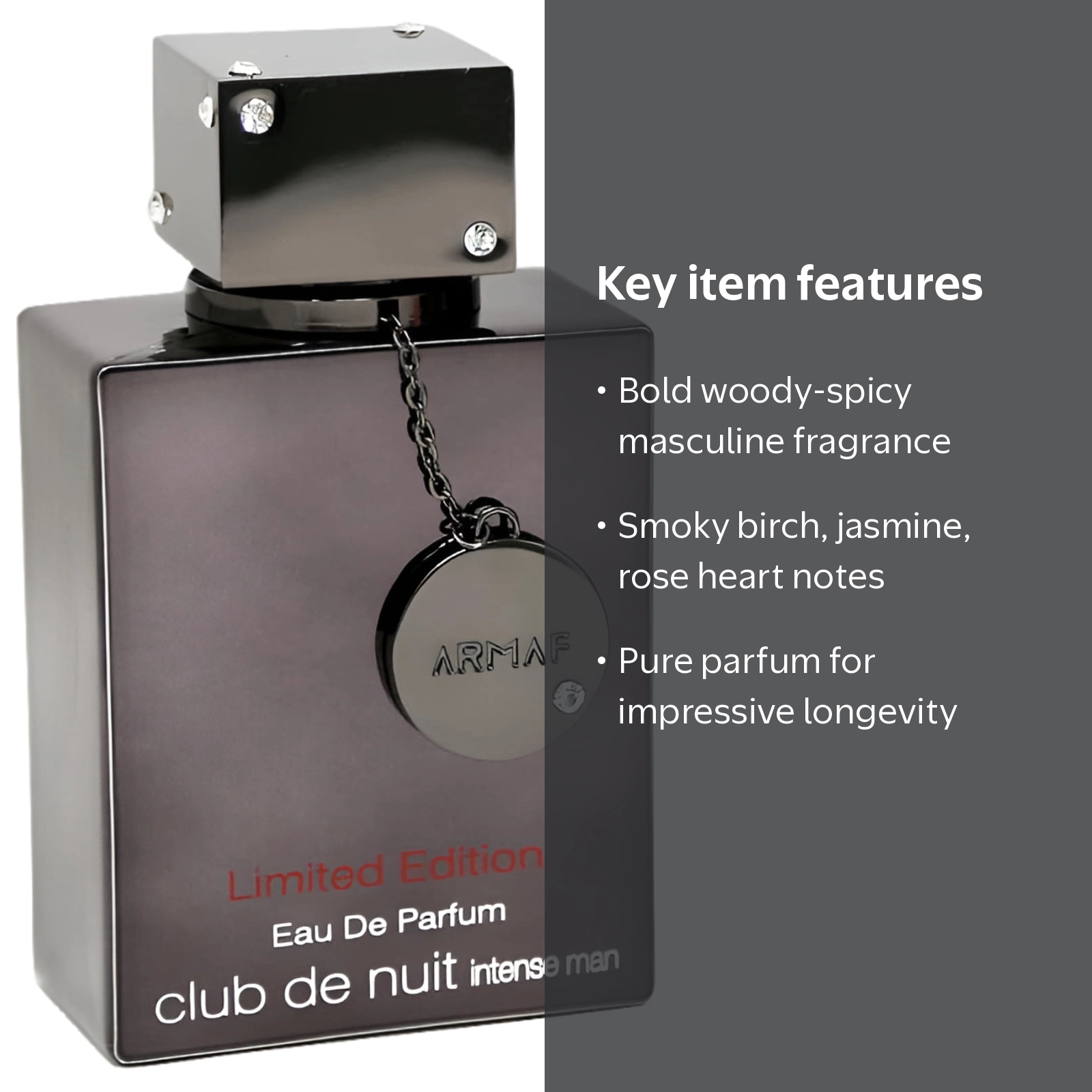 Armaf Club De Nuit Intense Limited Edition Parfum Spray, 3.6 oz