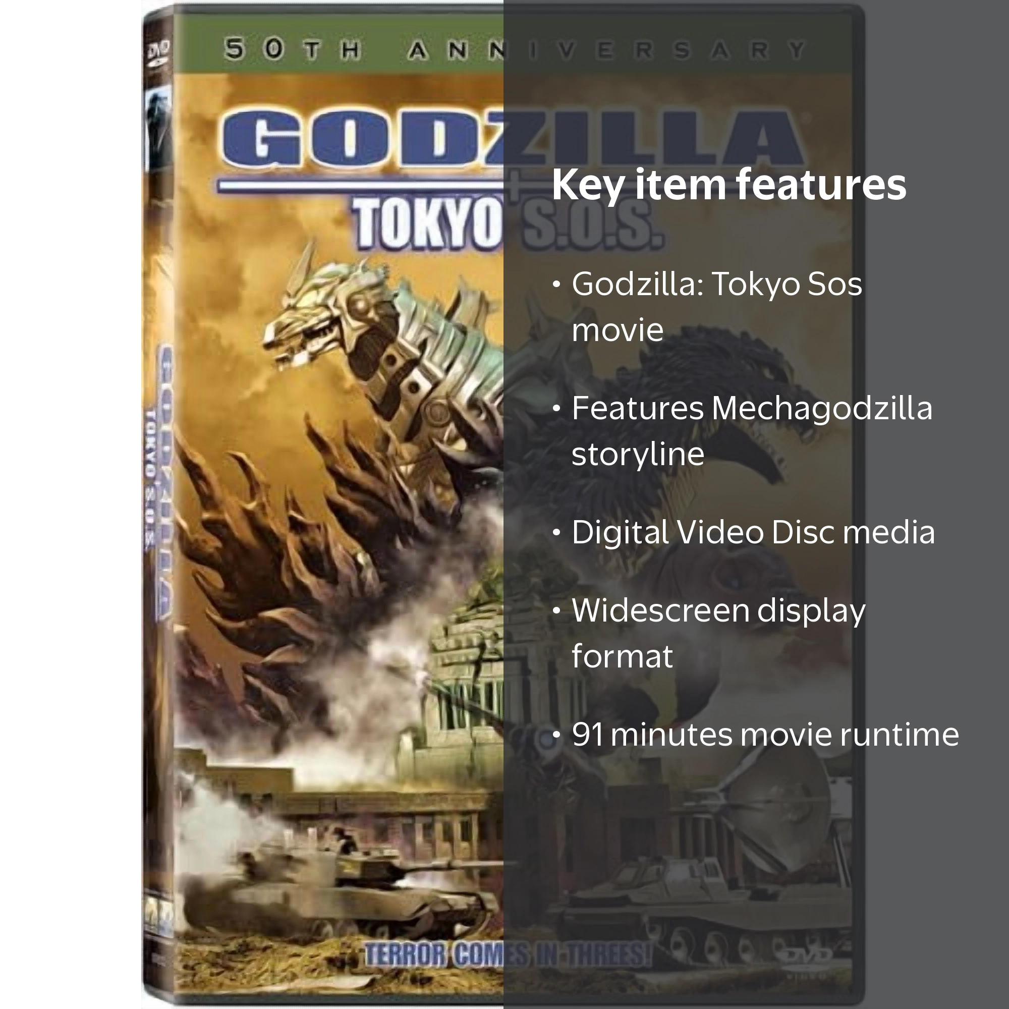 Sony Pictures - Godzilla: Tokyo Sos [DIGITAL VIDEO DISC] - Walmart.com