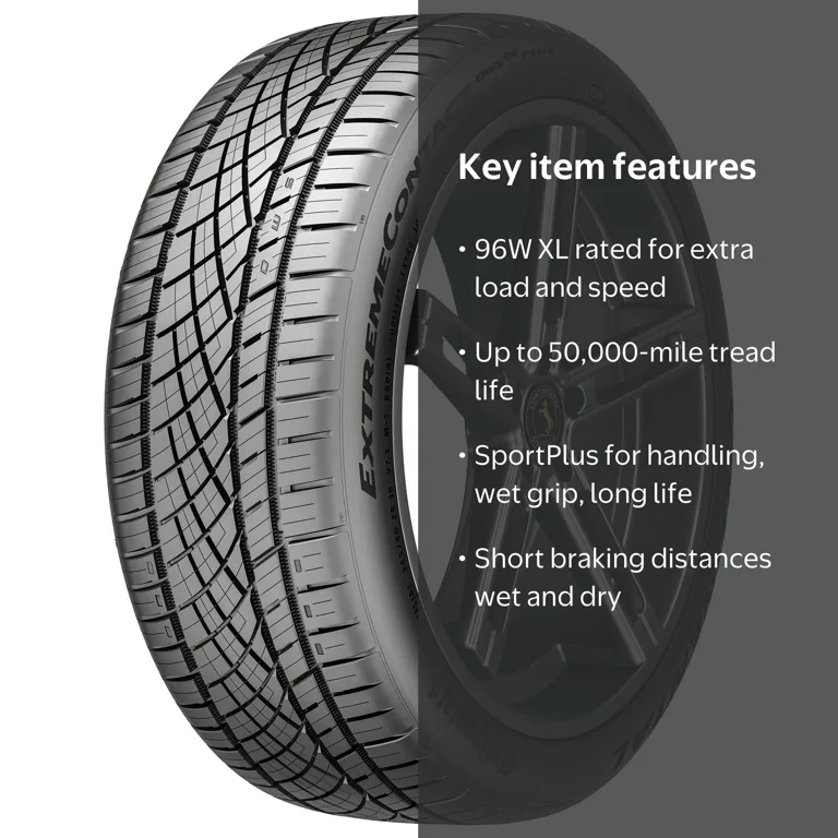 Continental, Passenger Tire, All Season, 235/40ZR19 96W XL
