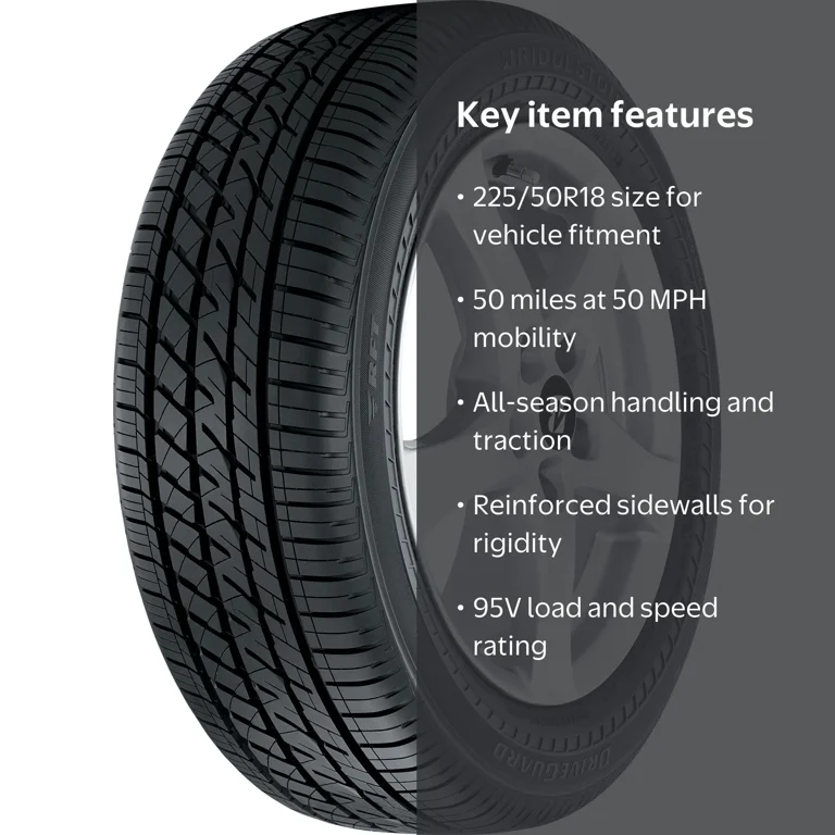 Bridgestone DriveGuard All Season 225/50R18 95V Passenger Tire