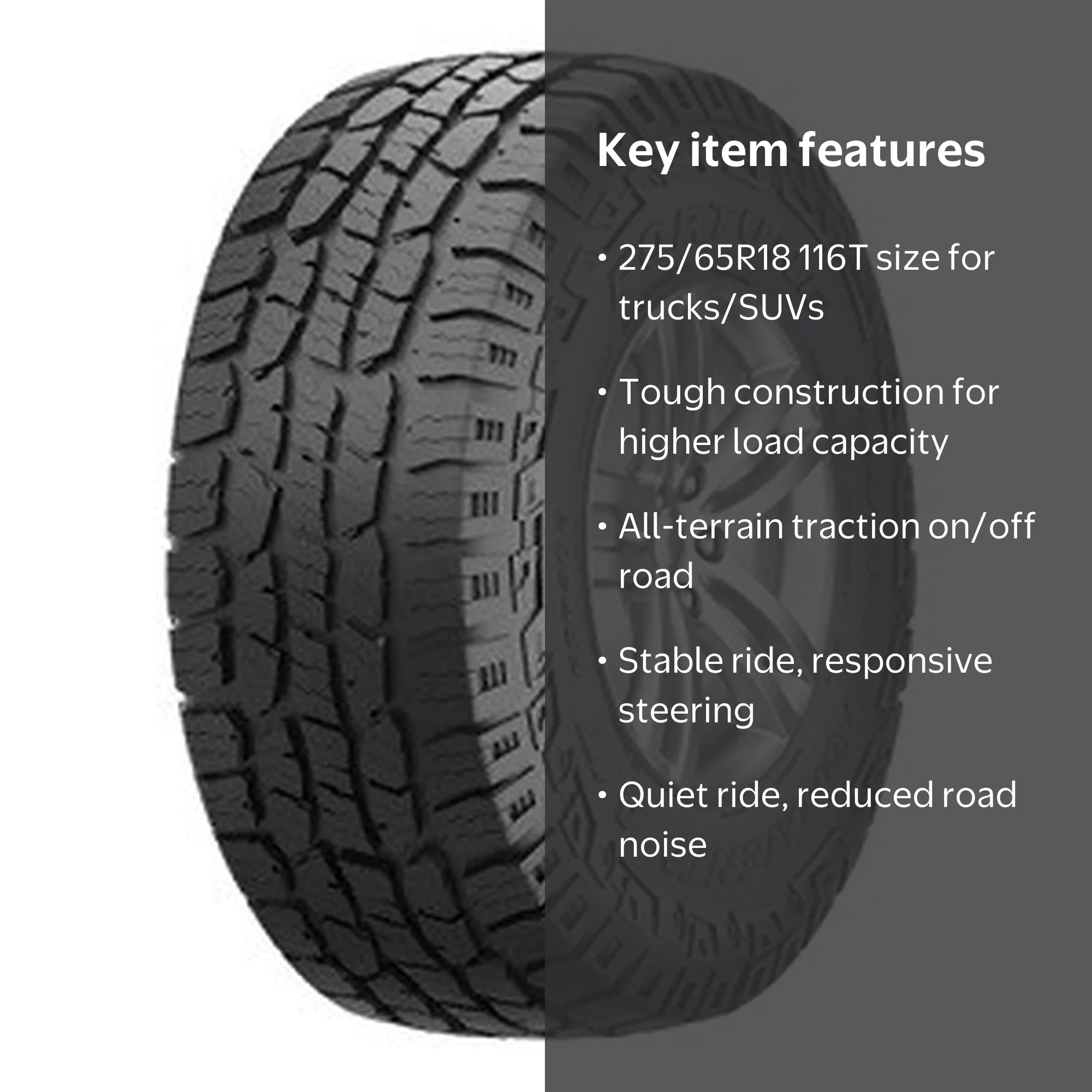Fortune Tormenta A/T FSR308 275/65R18 116T All Terrain Light Truck