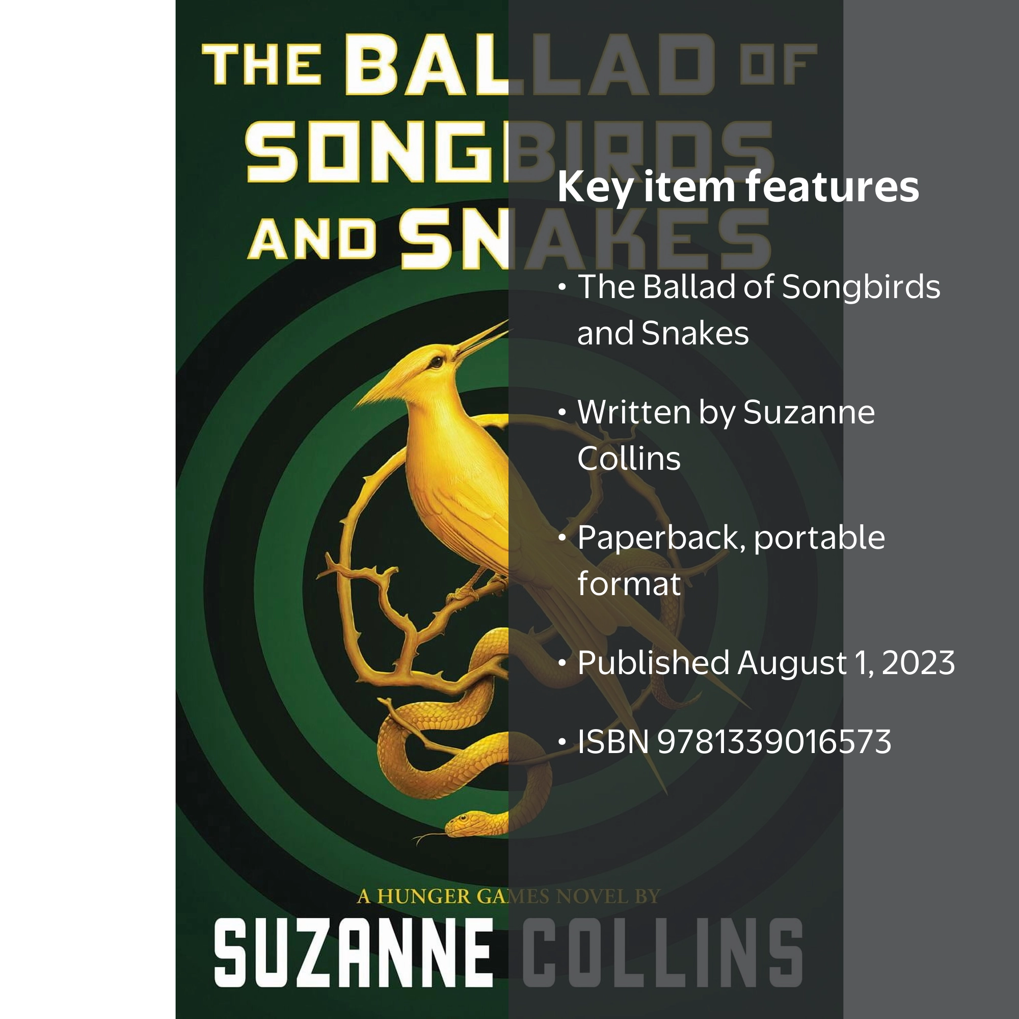 Suzanne Collins The Ballad of Songbirds and Snakes Paperback
