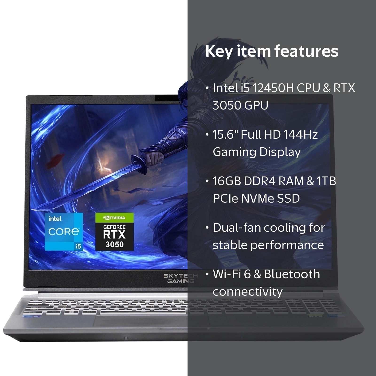 Skytech Lumi Gaming Laptop - Enterprise - Walmart Business Supplies