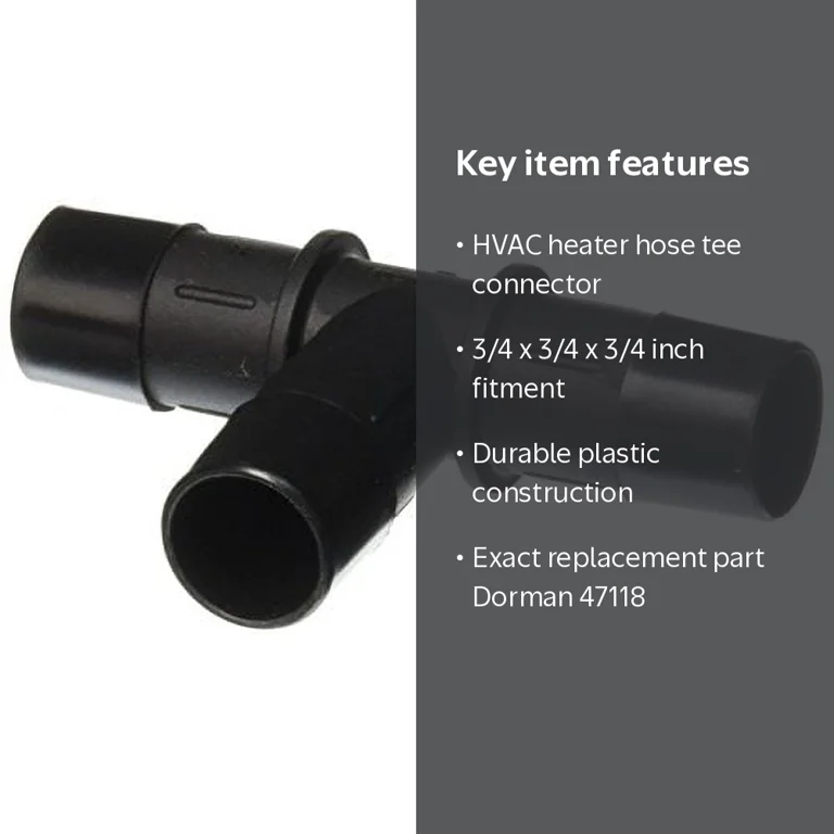 Dorman Help 47118 Heater Hose Tee - Walmart.com