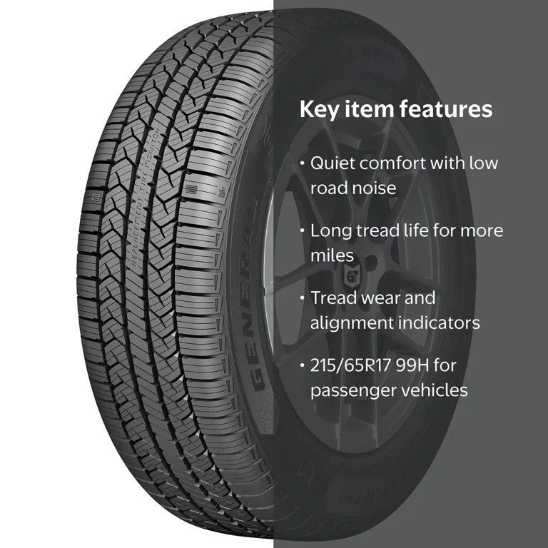 General, AltiMAX RT45 All Season Passenger Tire, 215/65R17 99H