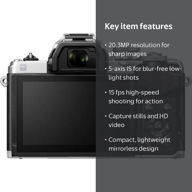 Olympus OM-D E-M10 Mark IV 20.3MP Digital Video Mirrorless Camera