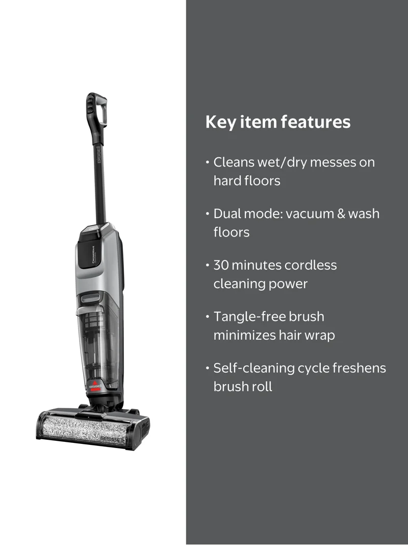 Bissell CrossWave OmniForce Multi-Surface Hard Floor Cleaner Wet